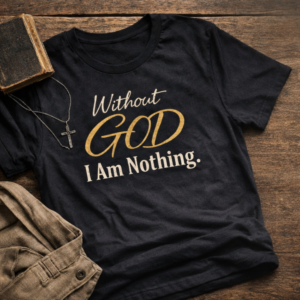 Without God I Am Nothing v2 — Premium Faith Statement T-Shirt | UR Worthy