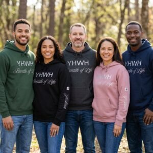 YHWH Breath of Life Christian Hoodie | Yeshua Faith Sweatshirt | Unisex Heavyweight Pullover