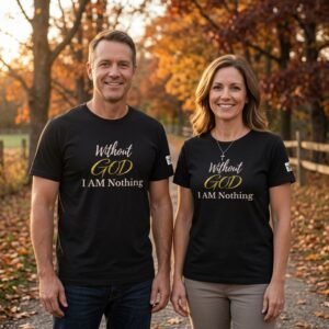 Without God I Am Nothing v2 — Premium Faith Statement T-Shirt | UR Worthy