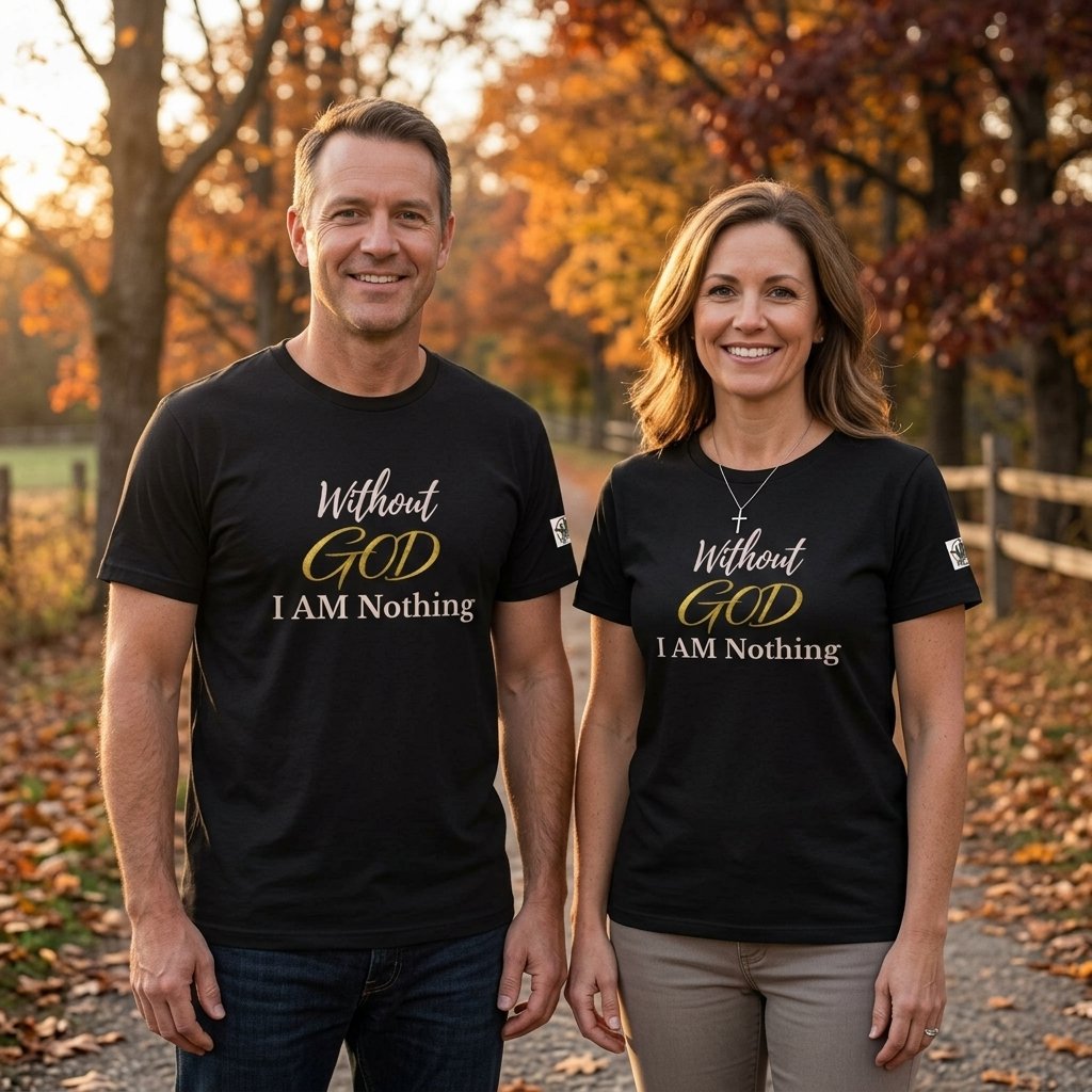 Without God I Am Nothing v2 — Premium Faith Statement T-Shirt | UR Worthy