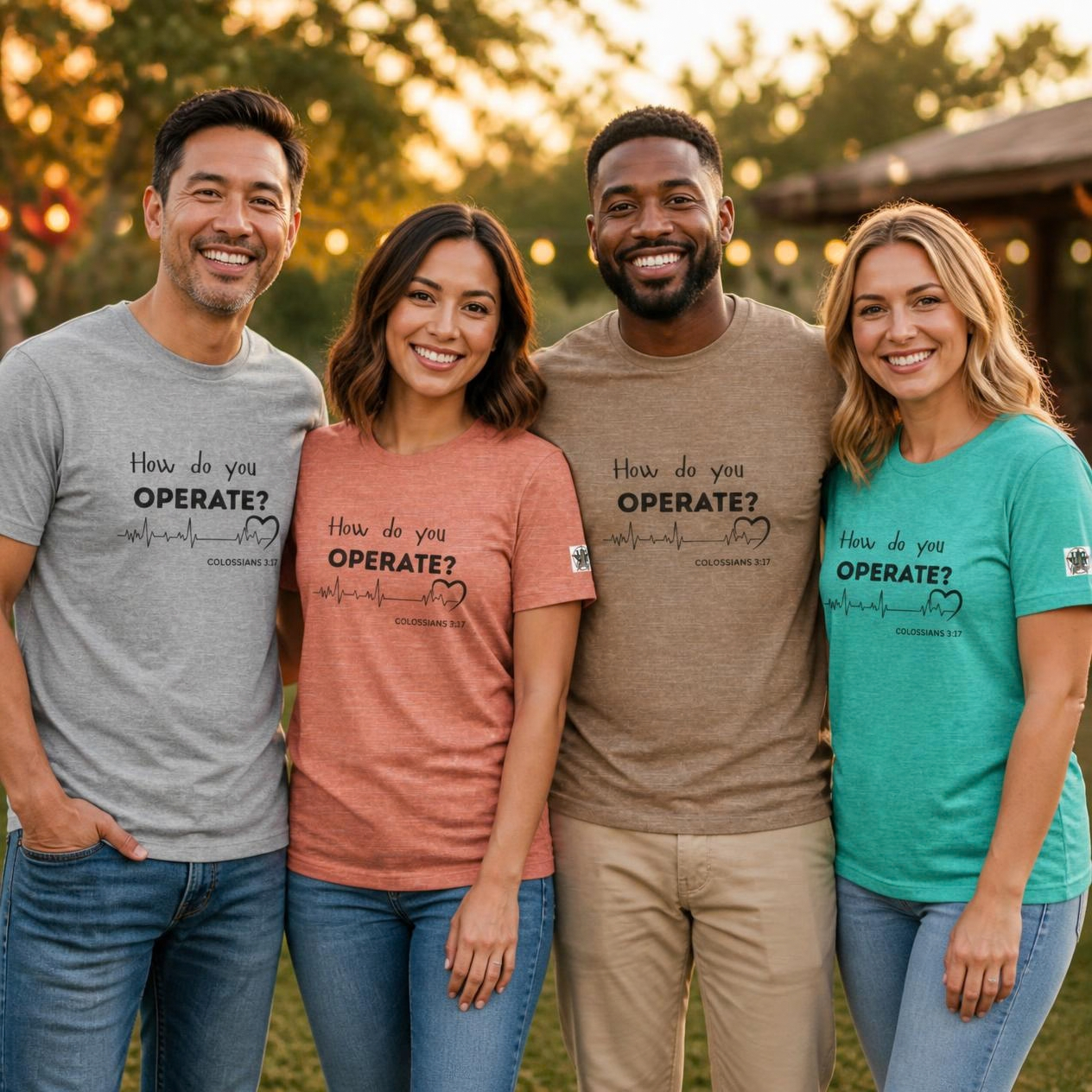 How Do You Operate? Christian Faith Tee | Colossians 3:17 | Bella+Canvas Unisex T-Shirt